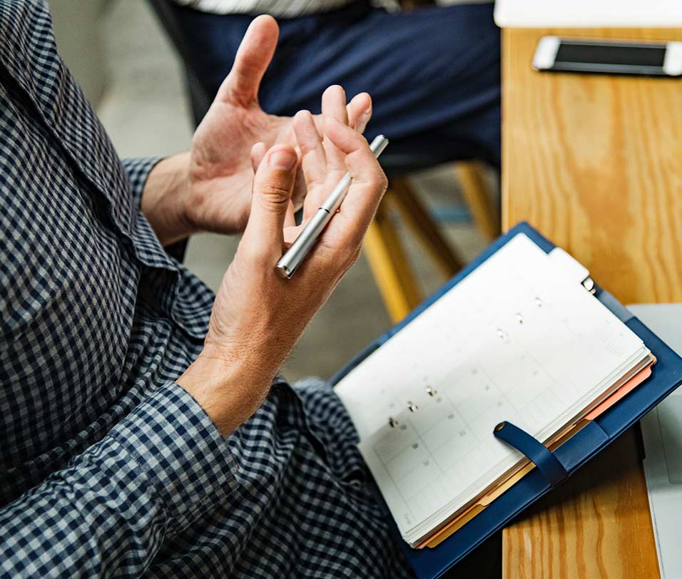 Business law attorney reviewing contract SLO County California 93401